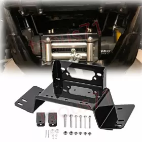 Z197 WEISEN Drill Front Bumper Winch Mount Bracket Plate 700 #3