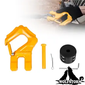 JA-JYJG0001O WOLFX Synthetic Winch Rope Utv Atv Offroad Hook