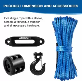 ROPE-1 WROUGH Synthetic Winch Feet #2
