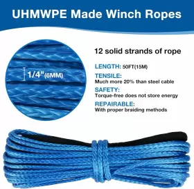 ROPE-1 WROUGH Synthetic Winch Feet #3