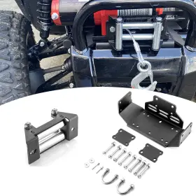 SIZ197 WSAYS Winch Mount Plate Roller Fairlead 500 Honda