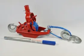 3-35-A-SLT WYETH SCOTT Power Puller Winch Amsteel Rope