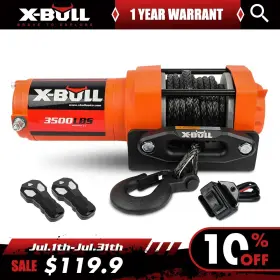 768351577267 X-BULL Electric Winch Synthetic Rope Wireless
