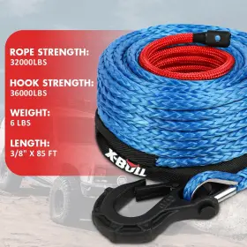 768917749787 X-BULL Winch Rope Synthetic Recovery Suv #2