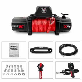 JYX3233934281285FL X-BULL Electric Winch Synthetic Rope Suv #2