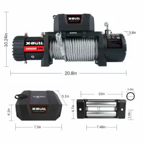 MBT6110544618432QV X-BULL Electric Winch Steel Cable Wireless #3