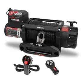 USAM-XBEW015 X-BULL Electric Winch Synthetic Rope Trailer 4WD