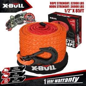 USAM-XBWR007 X-BULL Synthetic Winch Rope Suv 4WD Road