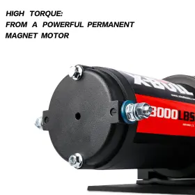 USEB-EW002 X-BULL Electric Winch Synthetic Rope Utv Atvtowing #2