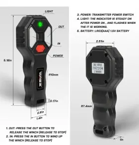 USEB-WP004 X-BULL Wireless Winch Remote Control Switch Kit #3