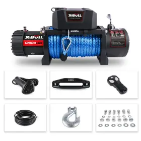 USEB-XBEW006-S X-BULL Electric Winch Synthetic Rope Towing #2