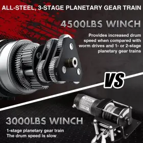 USEB-XBEW019 X-BULL Electric Winch Steel Cable Towing Boat #3