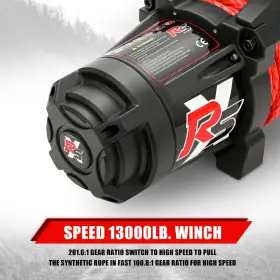 USEB-XBEW023 X-BULL Electric Winch Synthetic Rope Towing Road #3
