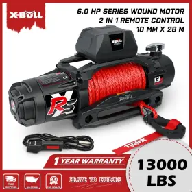 USEB-XBEW023 X-BULL Electric Winch Synthetic Rope Towing Road