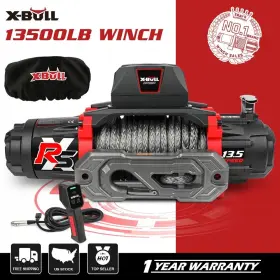USEB-XBEW024 X-BULL Electric Winch Synthetic Rope Towing
