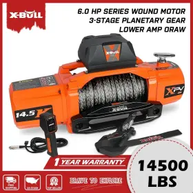 X-USEB-XBEW021-O X-BULL Electric Winch Synthetic Rope Remote