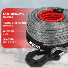 X-USEB-XBWR005 X-BULL Winch Rope Synthetic Line Cable 4WD #3