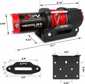 788505845769 XPV AUTO Winch Electric Towing Atv Utv Synthetic #2