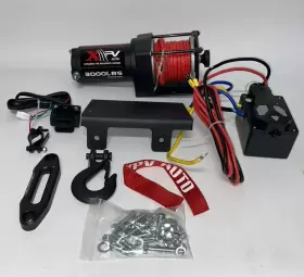 USAM-XPVEW001S XPV Auto Electric Winch Synthetic Rope Utv Atv