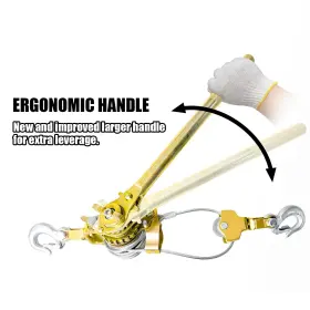 762765077511 YATOINTO Come Along Winch Cable Puller Rope Alon #3