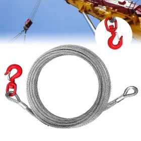 762765077597 YATOINTO Galvanized Steel Winch Cable Towing