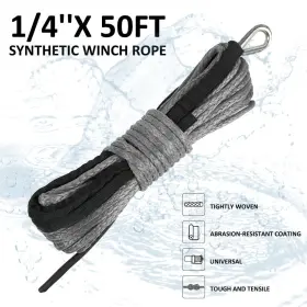 778862593885 ZESUPER Synthetic Winch Rope Cable Atv Utv Ve #2