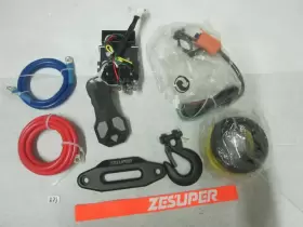 780317175225 ZESUPER Waterproof Electric Synthetic Rope Winch #2