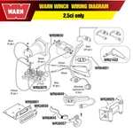 Warn 6 Gauge Cable - Black 36". Fixed Price $20.71.