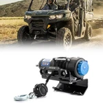 Utv 4500lb 12v Electric Winch Mount Kit For Can Am Defender Hd5/8/10 Max 2016+. Fixed Price $206.99.
