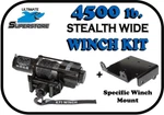 Kfi 4500 Lb. Stealth Winch (wide) Mount Kit Kawasaki 700 Mule Pro-mx '19-'26. Fixed Price $487.00.