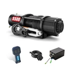 5500 Lb Utv Atv Electric Winch 12v Waterproof With Synthetic Rope Hawse Fairl.... Fixed Price $249.93.