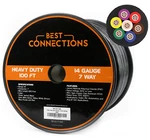 Best Connections 7 Way Trailer Wire Heavy Duty 14 Gauge Conductor. Fixed Price $72.99.