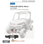 Polaris Ranger Oem Hd 3500 Lb Steel Cable Winch-2881669/2878784/2877864/2881298. Fixed Price $499.99.