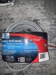 Goldenrod Dutton-lainson Company (6361) 7/32" X 25" Winch Cable With Hook A20. Fixed Price $25.00.