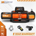 Mnemosyne 13000lb Electric Winch Synthetic Rope 12v Towing Trailer Truck Suv 4wd. Fixed Price $309.90.