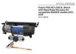 Polaris 13'-19' Ranger Models- Pro Hd 4,500 Lb. Synthetic Rope Winch Kit-2882236. Fixed Price $674.99.