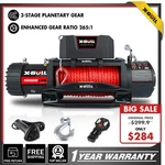 X-bull Electric Winch 10k Lbs Synthetic Remote 12v Towing Truck Car Off Road 4wd. Fixed Price $299.90.