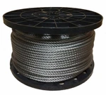 3/8" Stainless Steel Aircraft Cable Wire Rope 7x19 Type 304 (150 Feet). Fixed Price $217.00.