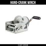 Curt Hand Crank Two-speed Trailer Win 3800 Lb Capacity With 9.6 In Handle. Fixed Price $235.99.