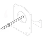 Bronco Products Drive Shaft For 6212002 Winch Ac-12002n. Fixed Price $8.65.
