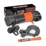 All-top Synthetic Winch Rope W/hook & Isolator, 1/4in X 50ft, 9500lbs Uhmwpe .... Fixed Price $65.79.