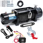 Electric Winch 13000 Lbs Atv 12v With Synthetic Rope And Hook Truck. Fixed Price $529.38.