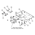 Kubota Utv New Kolpin Steel Winch Mount, Rtv900/r Diesel/worksite, 25-9012. Fixed Price $62.63.