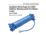 Polaris Oem Synthetic Winch Rope 2500-3500lb W/ Pre-woven Loop-2878888. Fixed Price $94.99.