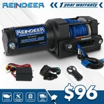 Reindeer Electric Winch 3500lbs 12v Synthetic Rope Wireless Remote Trailer Atv. Fixed Price $101.90.
