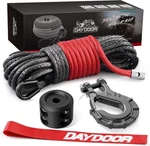 Daydoor Synthetic Winch Rope,1/4 Inch X 50ft 1/4 50 Feet, Gray. Fixed Price $54.97.