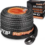 All-top Synthetic Winch Rope Cable, 3/8" X92ft, 25500lbs Replace Line W.... Fixed Price $91.00.