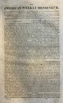 American Weekly Messenger March 19, 1814 William Clairborne New Orleans. Fixed Price $29.99.