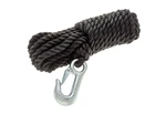 Attwood 11739-2 Poly Winch Rope With Steel Hook (3/8-inch X One Size, Black. Fixed Price $18.91.