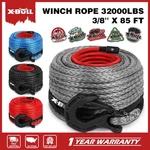 X-bull 32000lbs Synthetic Winch Rope 3/8" X 85ft Recovery Truck 4wd Cable. Fixed Price $78.90.